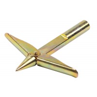 Наконечник Lazio из оцинкованной стали с 2-мя флажками