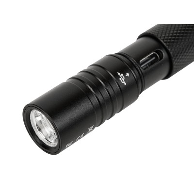 Фонарь-ручка SKYWOODS PENLIGHT FIX P4 Short, 350 люмен, фокусировка луча, Type-C