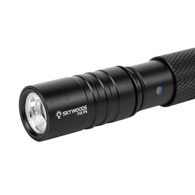 Фонарь-ручка SKYWOODS PENLIGHT FIX P4 Short, 350 люмен, фокусировка луча, Type-C