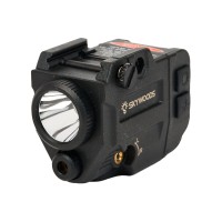 Фонарь подствольный пистолетный SKYWOODS MERLIN, 340 люмен, ЛЦУ красный