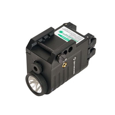 Фонарь подствольный пистолетный SKYWOODS RACCOON LASER, 360 люмен, ЛЦУ красный