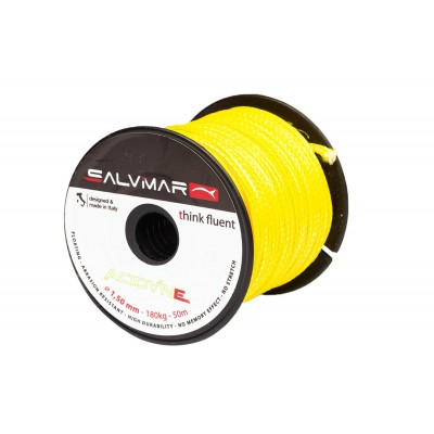 Линь Salvimar ACTIVE DYNEEMA желтый ø1,5 мм 190 кг катушка 50 м