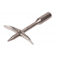 Наконечник Medio из нерж. стали с 2-мя короткими флажками