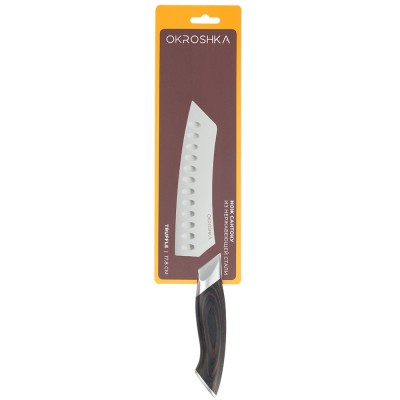 Нож сантоку OKROSHKA ТРЮФЕЛЬ, лезвие 17,8 см Нож сантоку OKROSHKA ТРЮФЕЛЬ, лезвие 17,8 см