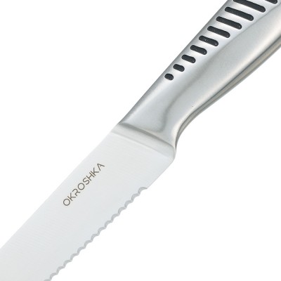 Нож для стейка OKROSHKA ВАСАБИ, лезвие 11,5 см
