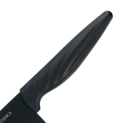Нож поварской OKROSHKA КРУТОН, черное лезвие,19,3 см Нож поварской OKROSHKA КРУТОН, черное лезвие,19,3 см