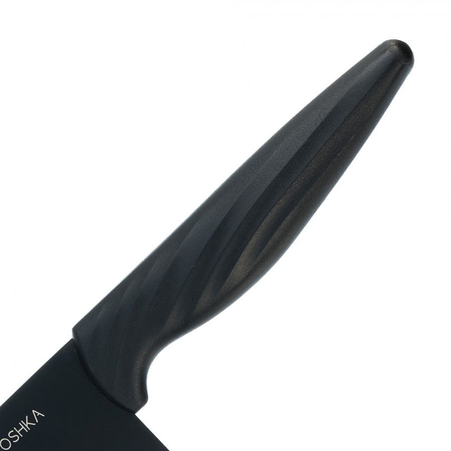 Нож поварской OKROSHKA КРУТОН, черное лезвие,19,3 см Нож поварской OKROSHKA КРУТОН, черное лезвие,19,3 см