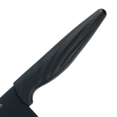 Нож сантоку OKROSHKA КРУТОН, черное лезвие, 18,7 см Нож сантоку OKROSHKA КРУТОН, черное лезвие, 18,7 см