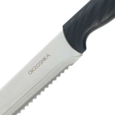 Нож хлебный OKROSHKA КРУТОН, лезвие 19,9 см Нож хлебный OKROSHKA КРУТОН, лезвие 19,9 см