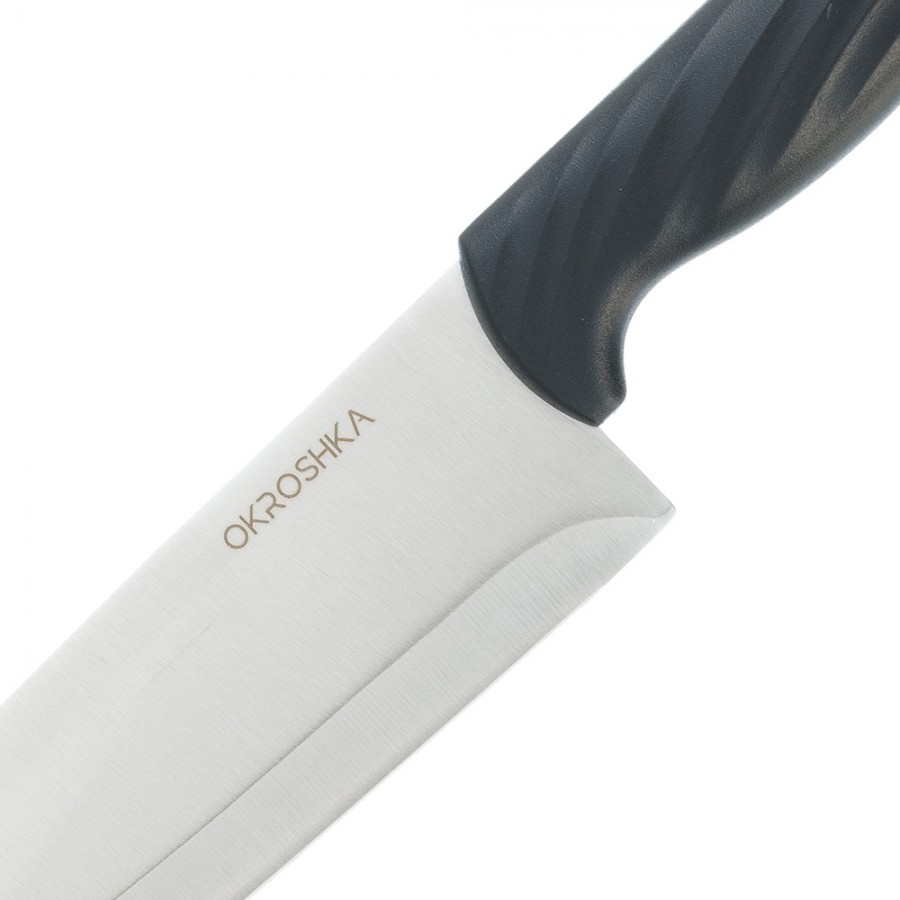 Нож сантоку OKROSHKA КРУТОН, лезвие 18,7 см Нож сантоку OKROSHKA КРУТОН, лезвие 18,7 см
