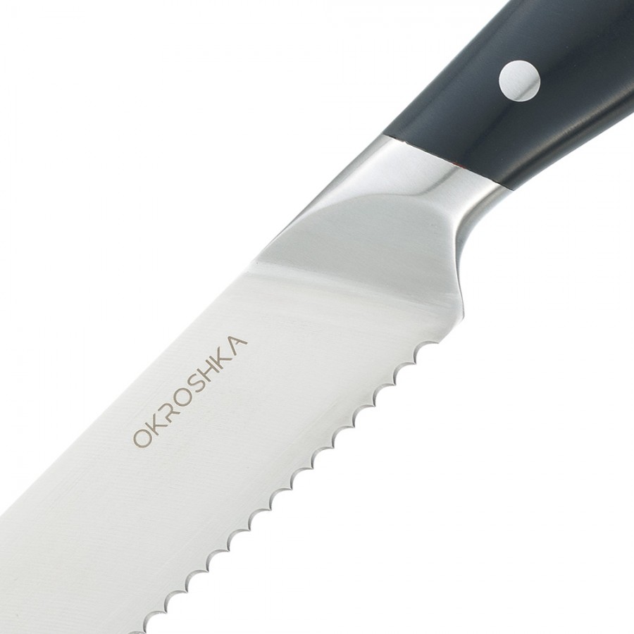 Нож хлебный OKROSHKA ТАРТАР, лезвие 18,2 см Нож хлебный OKROSHKA ТАРТАР, лезвие 18,2 см