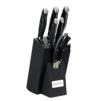 Набор кухонных ножей OKROSHKA ТАРТАР в подставке, 5 ножей, ножницы
