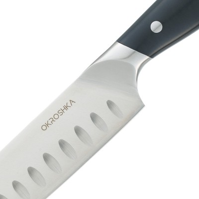 Нож сантоку OKROSHKA ТАРТАР, лезвие 15,5 см