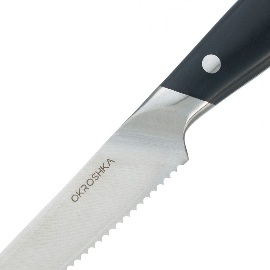 Нож для стейка OKROSHKA ТАРТАР, лезвие 9,5 см Нож для стейка OKROSHKA ТАРТАР, лезвие 9,5 см